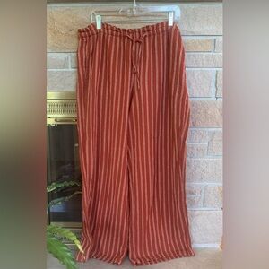 Sonoma Linen Blend Wide-Leg Pants